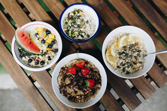 Probiotic & prebiotic porridge toppings for a healthy gut