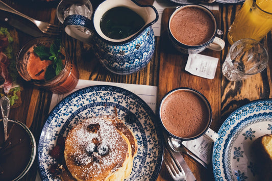 Pancake Inspired Porridge Pot Toppings